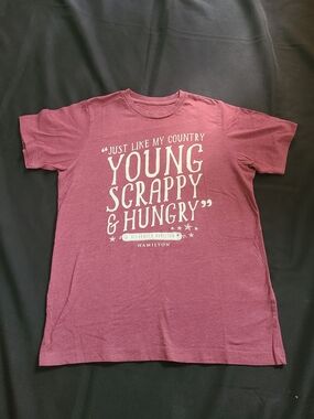 OFFICIAL HAMILTON Young and Scrappy T-Shirt Size Youth Large